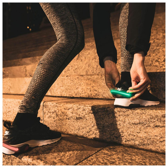 Tunturi Αξεσουάρ ασφαλείας Led Safety Shoe Clip Green Tunturi Αξεσουάρ ασφαλείας Led Safety Shoe Clip Green